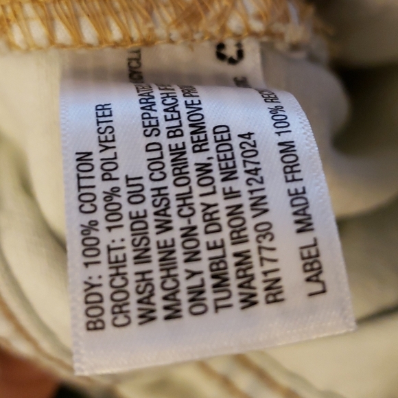 Wild Fable High Rise Crochet Cut-Off Jean Shorts Size 6 28W - Picture 7 of 9